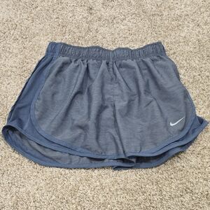 Nike Women's Heather Blue Running Shorts